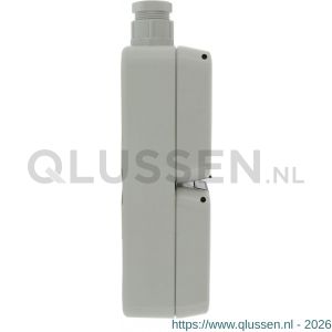 Peha contactdoos opbouw 2-voudig verticaal randaarde wartel M20 grijs 66.028.50
