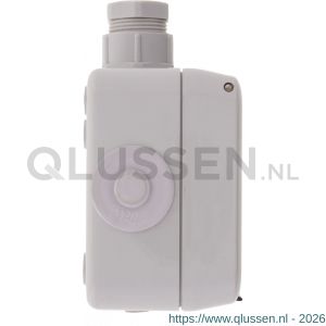 Peha contactdoos opbouw 2-voudig horizontaal randaarde wartel M20 grijs 66.028.51