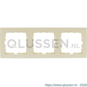 Berker S1 afdekraam inbouw 3-voudig crème 66.032.24