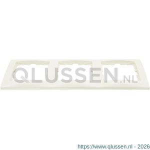 Berker S1 afdekraam inbouw 3-voudig crème 66.032.24