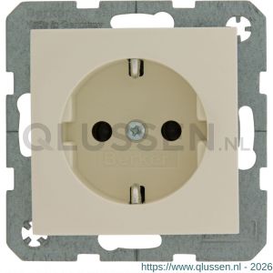 Berker S1 contactdoos inbouw 1-voudig randaarde crème 66.032.42