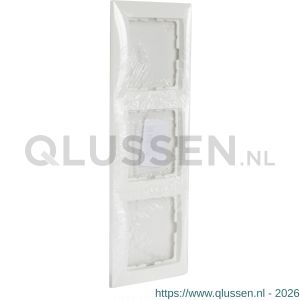 Berker S1 afdekraam inbouw 3-voudig polarwit 66.033.24