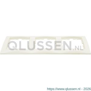Berker S1 afdekraam inbouw 3-voudig polarwit 66.033.24