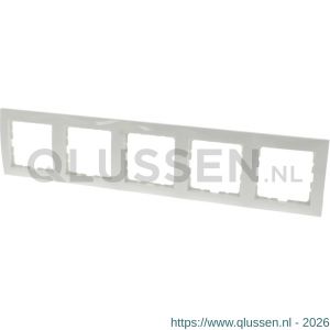 Berker S1 afdekraam inbouw 5-voudig polarwit 66.033.28