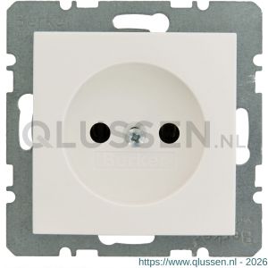 Berker S1 contactdoos inbouw 1-voudig polarwit 66.033.40