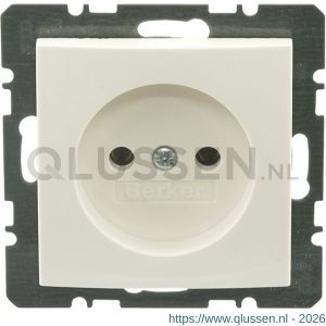 Berker S1 contactdoos inbouw 1-voudig polarwit 66.033.40