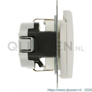 Berker S1 contactdoos inbouw 1-voudig randaarde polarwit 66.033.44