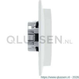 Berker S1 contactdoos inbouw 2-voudig randaarde polarwit los 66.033.51