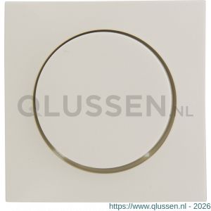 Berker S1 centraalplaat met knop voor dimmer polarwit 66.033.97