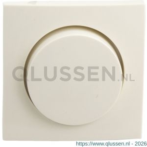 Berker S1 centraalplaat met knop voor dimmer polarwit 66.033.97