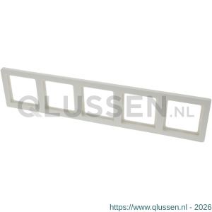Berker Q1 afdekraam inbouw 5-voudig polarwit 66.044.28