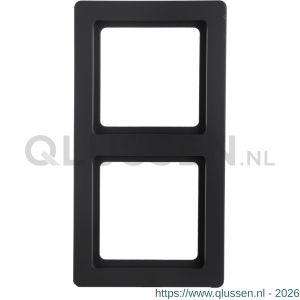 Berker Q1 afdekraam inbouw 2-voudig antraciet 66.045.22