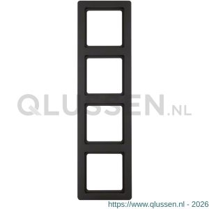 Berker Q1 afdekraam inbouw 4-voudig antraciet 66.045.26