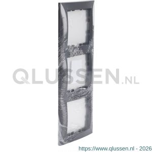 Berker S1 afdekraam 3-voudig antraciet 66.046.24
