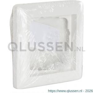 Gira System 55 afdekraam inbouw 1-voudig polarwit 66.051.21