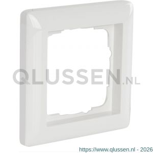 Gira System 55 afdekraam inbouw 1-voudig polarwit 66.051.21