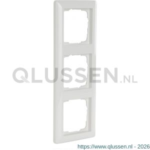 Gira System 55 afdekraam inbouw 3-voudig verticaal-horizontaal polarwit 66.051.24