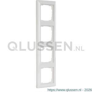 Gira System 55 afdekraam inbouw 4-voudig polarwit 66.051.26