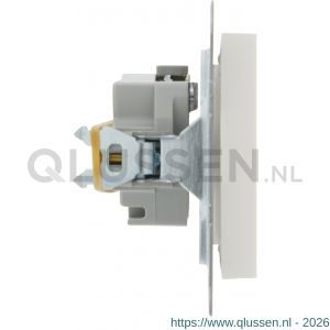 Gira System 55 contactdoos inbouw 1-voudig polarwit 66.051.40