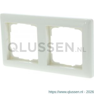 Gira Standard 55 afdekraam inbouw 2-voudig verticaal-horizontaal crème 66.052.22