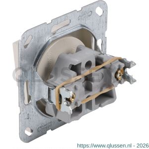 Gira System 55 contactdoos inbouw 1-voudig crème 66.052.40