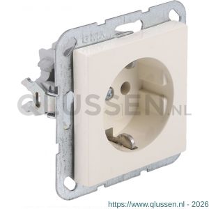 Gira System 55 contactdoos inbouw 1-voudig randaarde crème 66.052.42