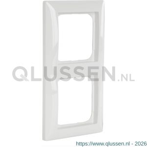 Busch-Jaeger Balance afdekraam inbouw 2-voudig verticaal-horizontaal polarwit 66.054.22