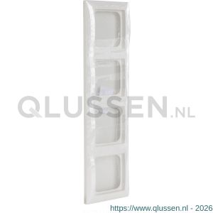 Busch-Jaeger Balance afdekraam 4-voudig verticaal-horizontaal polarwit 66.054.26