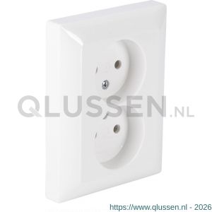 Busch-Jaeger Busch Balance Jaeger contactdoos inbouw 2-voudig polarwit 66.054.49