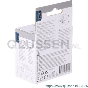 Q-Link contactdoos inbouw radio-TV element eind-rijgdoos 66.069.75