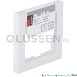 Q-Link S-Line afdekraam 1-voudig verticaal-horizontaal polarwit 66.096.21