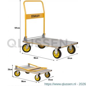 Stanley platformwagen 250 kg SXWT-PC511 83.500.05