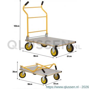 Stanley platformwagen 350 kg SXWT-PC512 83.500.06
