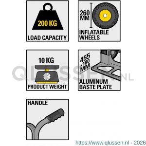 Stanley steekwagen aluminium 200 kg SXWT-HT513 83.500.07