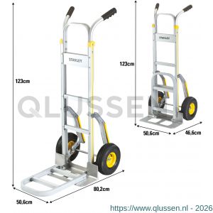 Stanley steekwagen aluminium 200 kg SXWT-HT514 83.500.08