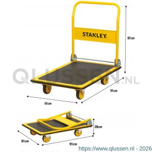 Stanley platformwagen 300 kg SXWT-PC528 83.500.21