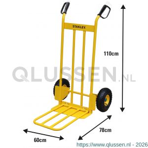 Stanley steekwagen staal 200 kg SXWT-HT535 83.500.22