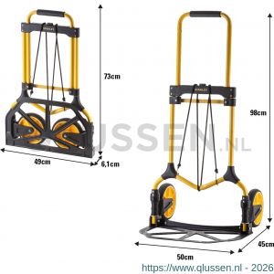 Stanley steekwagen vouwbaar 100 kg SXWT-FT582 PDQ 83.500.29