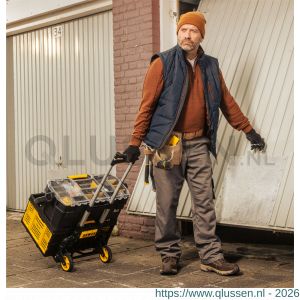 Stanley steekwagen vouwbaar aluminium 70 kg met basket houder SXWT-FT501 PDQ 83.500.49