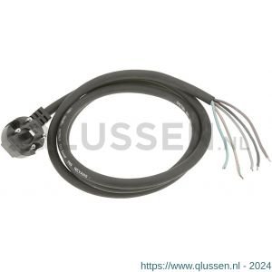 Perilex stekker haaks H07RN-F 5x1,5 mm 2 m flexibele rubber kabel 01.372.02