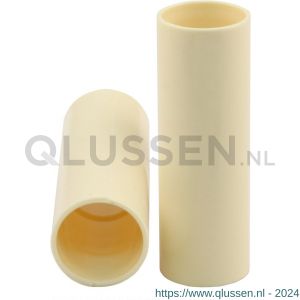Pipelife sok PVC slagvast diameter 5/8 inch crème set 10 stuks 01.474.00