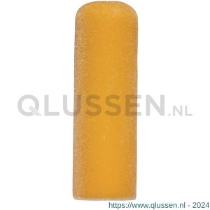 Copenhagen Gold 13020218 aflakroller Acryl 10 cm beugelzijde rond schuim geflockt set 5 stuks 20.220.29