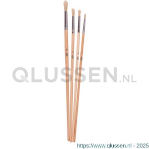 Basic 240 Lyonpenselen set maat 2-4-6-10 set 4 stuks 21.400.09