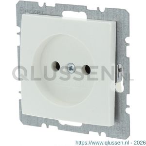 Berker S1 contactdoos inbouw 1-voudig polarwit 54.003.40
