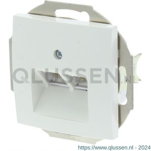 Berker S1 contactdoos telefoon-data inbouw CAT6A 2x 8-polig voor afdekraam polarwit 54.003.65