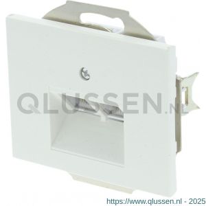 Berker K1 contactdoos telefoon-data inbouw CAT6A 2x 8-polig voor afdekraam polarwit 54.020.65