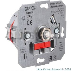 Jung dimmer element inbouw LED 3-40 W/20-200 W draai-uit 54.079.84