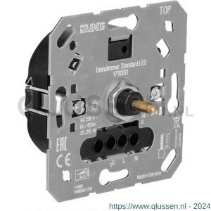 Jung dimmer element inbouw LED 3-60 W/210 W druk-wissel 54.079.99