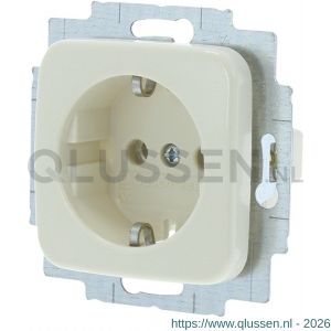 Busch-Jaeger Relfex contactdoos inbouw 1-voudig randaarde polarwit 66.001.42
