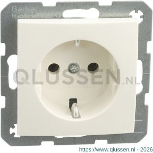 Berker S1 contactdoos inbouw 1-voudig randaarde crème 66.032.42